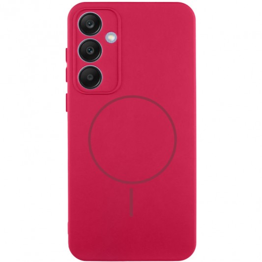 Чохол Silicone Cover Lakshmi Full Camera (AA) with MagFit для Samsung Galaxy S23 FE Червоний / Rose Red