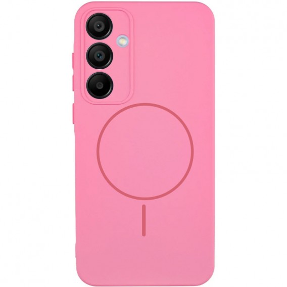 Чохол Silicone Cover Lakshmi Full Camera (AA) with MagFit для Samsung Galaxy S23 FE Рожевий / Light pink