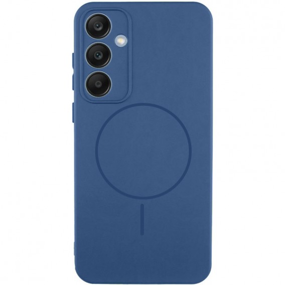Чохол Silicone Cover Lakshmi Full Camera (AA) with MagFit для Samsung Galaxy S23 FE Синій / Navy blue