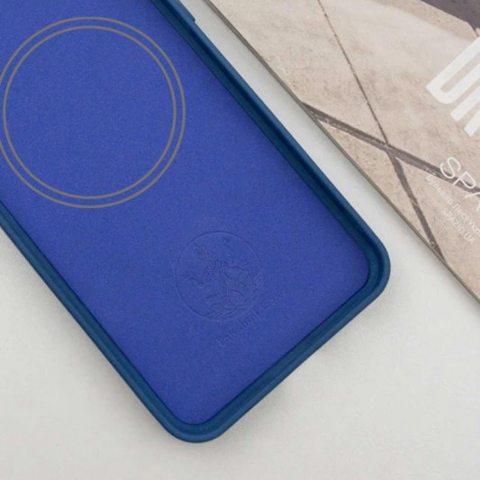 Чохол Silicone Cover Lakshmi Full Camera (AA) with MagFit для Samsung Galaxy S23 FE Синій / Navy blue - зображення 2 