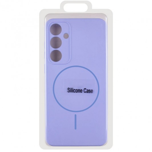 Чохол Silicone Cover Lakshmi Full Camera (AA) with MagFit для Samsung Galaxy S23 FE Бузковий / Dasheen - зображення 4 