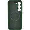 Чохол Silicone Cover Lakshmi Full Camera (AA) with MagFit для Samsung Galaxy S23 Зелений / Dark green