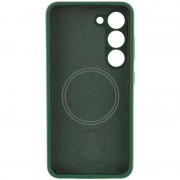 Чехол Silicone Cover Lakshmi Full Camera (AA) with MagFit для Samsung Galaxy S23 Зеленый / Dark green