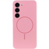 Чохол Silicone Cover Lakshmi Full Camera (AA) with MagFit для Samsung Galaxy S23 Рожевий / Light pink