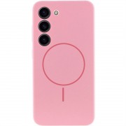 Чехол Silicone Cover Lakshmi Full Camera (AA) with MagFit для Samsung Galaxy S23 Розовый / Light pink