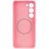 Чохол Silicone Cover Lakshmi Full Camera (AA) with MagFit для Samsung Galaxy S23 Рожевий / Light pink