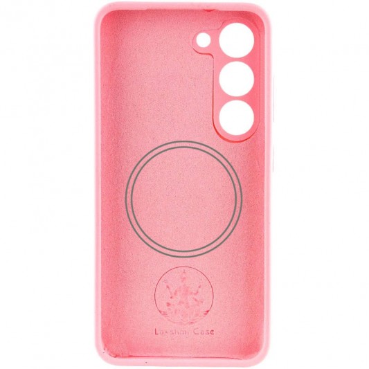 Чехол Silicone Cover Lakshmi Full Camera (AA) with MagFit для Samsung Galaxy S23 Розовый / Light pink - изображение 1