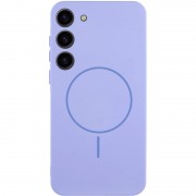Чехол Silicone Cover Lakshmi Full Camera (AA) with MagFit для Samsung Galaxy S23 Сиреневый / Dasheen