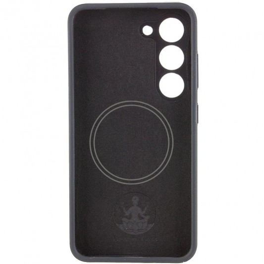 Чехол Silicone Cover Lakshmi Full Camera (AA) with MagFit для Samsung Galaxy S23 Черный / Black - изображение 1