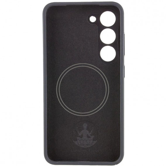 Чохол Silicone Cover Lakshmi Full Camera (AA) with MagFit для Samsung Galaxy S23 Чорний / Black