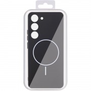 Чехол Silicone Cover Lakshmi Full Camera (AA) with MagFit для Samsung Galaxy S23 Черный / Black