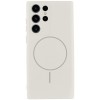 Чохол Silicone Cover Lakshmi Full Camera (AA) with MagFit для Samsung Galaxy S23 Ultra Білий / White