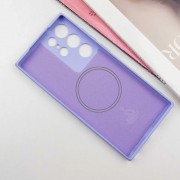 Чехол Silicone Cover Lakshmi Full Camera (AA) with MagFit для Samsung Galaxy S23 Ultra Сиреневый / Dasheen