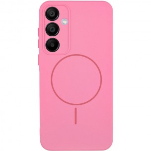 Чехол Silicone Cover Lakshmi Full Camera (AA) with MagFit для Samsung Galaxy S23+ Розовый / Light pink