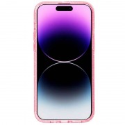 Чехол TPU Galaxy Sparkle (MagFit) для Apple iPhone 16e (6.1") Pink+Glitter