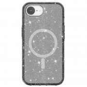 Чехол TPU Galaxy Sparkle (MagFit) для Apple iPhone 16e (6.1") Black+Glitter