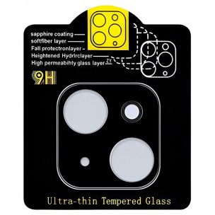 Защитное стекло на камеру Full Block (тех.пак) для Apple iPhone 13 mini (5.4