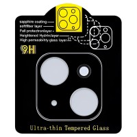 Защитное стекло на камеру Full Block (тех.пак) для Apple iPhone 15 (6.1