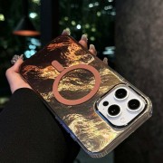 Чехол TPU Shiny Mountain (MagFit) для Apple iPhone 16 Pro (6.3") Chocolate