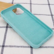 Чохол Silicone Case Full Protective (AA) для Apple iPhone 14 (6.1") Бірюзовий / Marine Green
