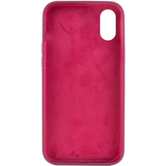 Чохол Silicone Case Full Protective (AA) NO LOGO для Apple iPhone XR (6.1") Бордовий / Plum - зображення 1 
