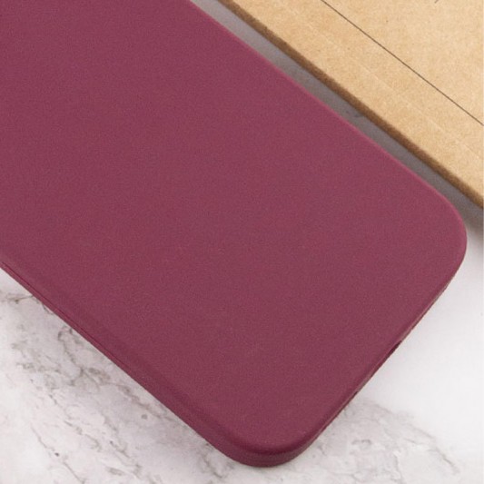 Чохол Silicone Case Full Protective (AA) NO LOGO для Apple iPhone XR (6.1") Бордовий / Plum - зображення 2 