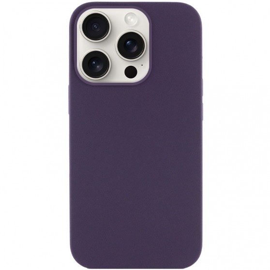 Чехол Silicone Case Full Protective (AA) NO LOGO для Apple iPhone 14 Pro (6.1") Фиолетовый / Elderberry
