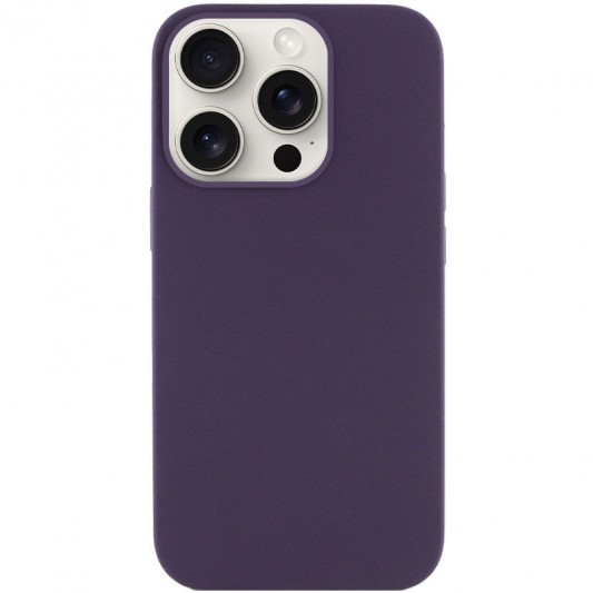 Чохол Silicone Case Full Protective (AA) NO LOGO для Apple iPhone 14 Pro Max (6.7") Фіолетовий / Elderberry
