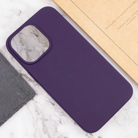 Чохол Silicone Case Full Protective (AA) NO LOGO для Apple iPhone 14 Pro Max (6.7") Фіолетовий / Elderberry - зображення 4 