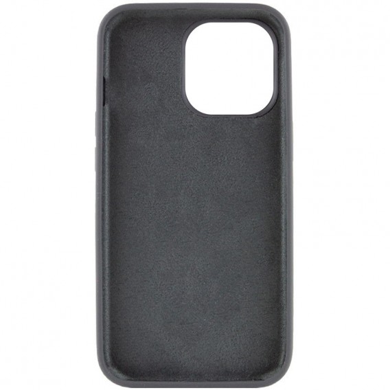 Чохол Silicone Case Full Protective (AA) NO LOGO для Apple iPhone 15 Pro (6.1") Сірий / Dark Gray