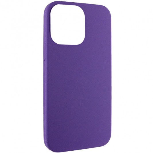 Чохол Silicone Case Full Protective (AA) NO LOGO для Apple iPhone 16 Pro (6.3") Фіолетовий / Amethyst - зображення 1 