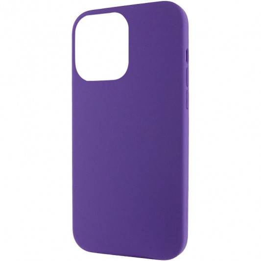 Чохол Silicone Case Full Protective (AA) NO LOGO для Apple iPhone 16 Pro (6.3") Фіолетовий / Amethyst - зображення 2 