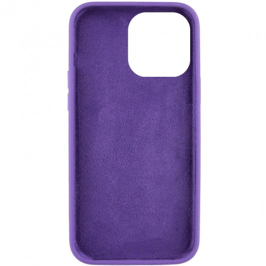 Чохол Silicone Case Full Protective (AA) NO LOGO для Apple iPhone 16 Pro (6.3") Фіолетовий / Amethyst - зображення 3 