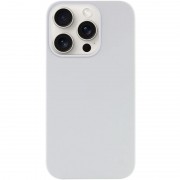 Чехол Silicone Case Full Protective (AA) NO LOGO для Apple iPhone 16 Pro (6.3") Белый / White