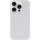 Чехол Silicone Case Full Protective (AA) NO LOGO для Apple iPhone 16 Pro (6.3") Белый / White