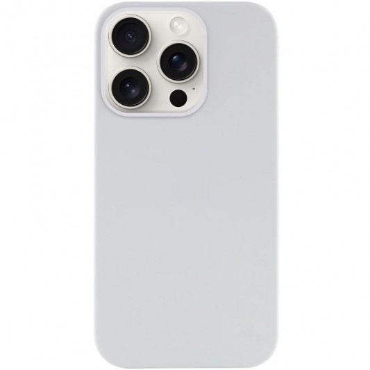 Чехол Silicone Case Full Protective (AA) NO LOGO для Apple iPhone 16 Pro (6.3") Белый / White