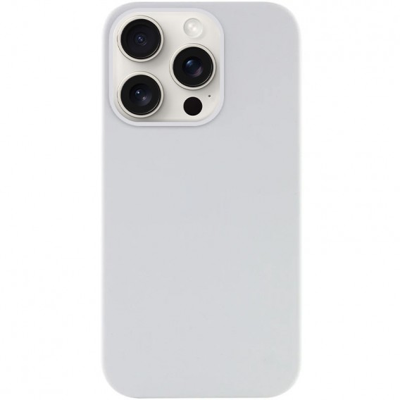 Чохол Silicone Case Full Protective (AA) NO LOGO для Apple iPhone 16 Pro (6.3") Білий / White