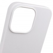 Чехол Silicone Case Full Protective (AA) NO LOGO для Apple iPhone 16 Pro (6.3") Белый / White