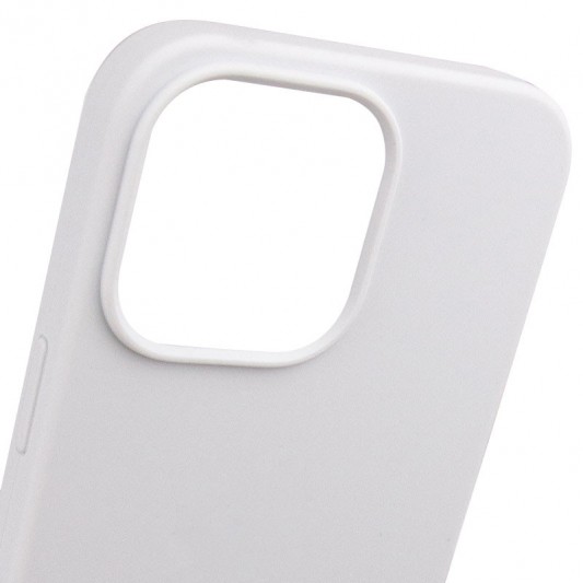 Чехол Silicone Case Full Protective (AA) NO LOGO для Apple iPhone 16 Pro (6.3") Белый / White - изображение 5