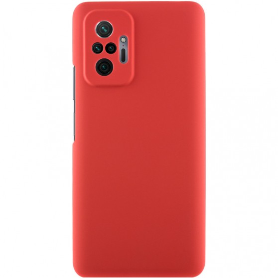 Чохол TPU GETMAN Liquid Silk Full Camera для Xiaomi Redmi Note 10 Pro / 10 Pro Max Червоний / Red