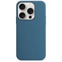 Чохол Silicone Case Full Protective (AA) NO LOGO для Apple iPhone 13 Pro (6.1") Синій / Blue Jay