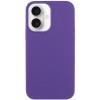Чохол Silicone Case Full Protective (AA) NO LOGO для Apple iPhone 16 Plus (6.7") Фіолетовий / Amethyst