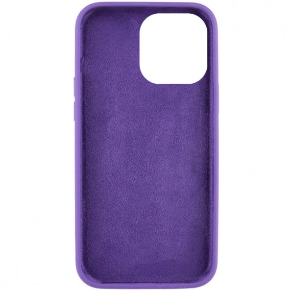 Чехол Silicone Case Full Protective (AA) NO LOGO для Apple iPhone 16 Plus (6.7") Фиолетовый / Amethyst