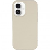 Чехол Silicone Case Full Protective (AA) NO LOGO для Apple iPhone 16 Plus (6.7 дюйма) Бежевый / Antique White