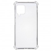 TPU чохол GETMAN Ease logo посилені кути для Samsung Galaxy A12 / M12 Безбарвний (прозорий)