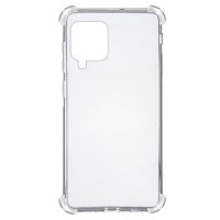 TPU чехол GETMAN Ease logo усиленные углы для Samsung Galaxy A12 / M12 Бесцветный (прозрачный)