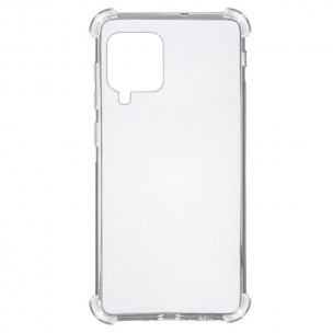 TPU чехол GETMAN Ease logo усиленные углы для Samsung Galaxy A12 / M12 Бесцветный (прозрачный)