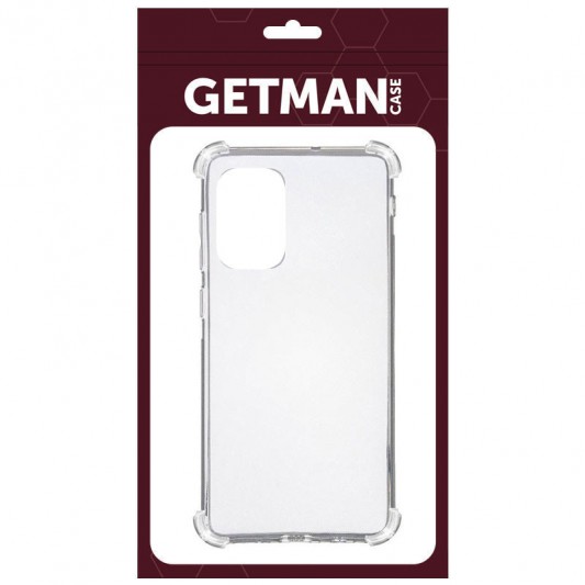 TPU чехол GETMAN Ease logo усиленные углы для Samsung Galaxy A72 4G / A72 5G Бесцветный (прозрачный) - изображение 1