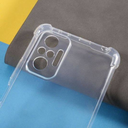 TPU чехол GETMAN Ease logo усиленные углы Full Camera для Xiaomi Redmi Note 10 Pro / 10 Pro Max Бесцветный (прозрачный) - изображение 2