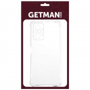 TPU чехол GETMAN Ease logo усиленные углы Full Camera для Xiaomi Redmi Note 10 Pro / 10 Pro Max Бесцветный (прозрачный)